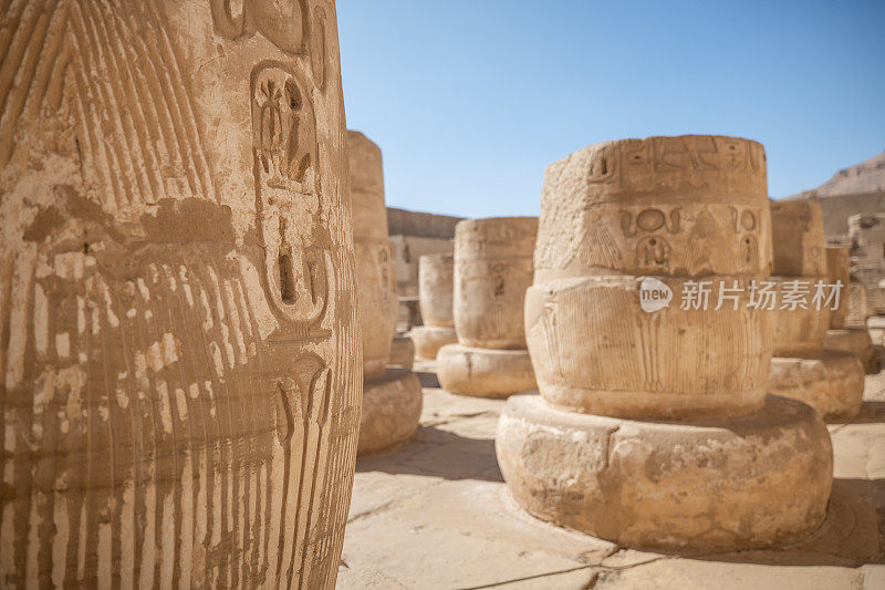 Medinet Habu神庙的柱子